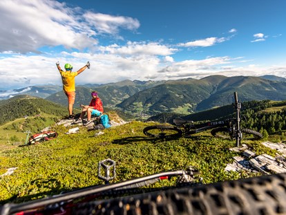 Mountainbike Urlaub - Garten - Biken - Trattlers Hof-Chalets