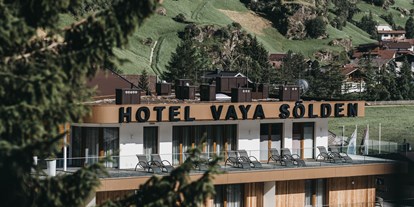 Mountainbike Urlaub - Hotel-Schwerpunkt: Mountainbike & Ruhe - Tirol - VAYA Sölden Außenansicht - VAYA Sölden