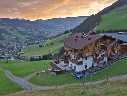 Mountainbike Urlaub - Kirchberg in Tirol - Sonnenaufgang am Perfeldhof - Ferienwohnungen Perfeldhof