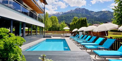 Mountainbike Urlaub - Kirchberg in Tirol - Poolbereich - Hotel Sonnblick