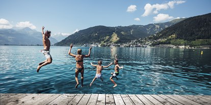 Mountainbike Urlaub - Flachau - Badespaß am Zeller See - Hotel Sonnblick
