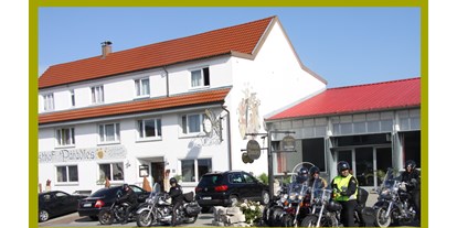 Mountainbike Urlaub - Fahrrad am Zimmer erlaubt - Deutschland - Motorrad-Paradies - Adam & Eva Gasthof Paradies in Vogt mit Hotel und Paradiesfestsaal