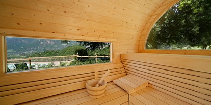 Mountainbike Urlaub - Naturns - Die Sauna - Hotel Sigmundskron