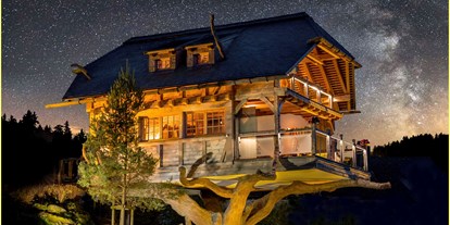 Mountainbike Urlaub - Haustrail - Deutschland - Finnische Sauna im Baumhaus - Wellness Hotel Tanne Tonbach