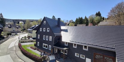 Mountainbike Urlaub - Deutschland - Aussicht vom Balkon Ferienwohnung - Hotel-Garni*** Zur alten Post