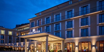 Mountainbike Urlaub - Preisniveau: gehoben - Deutschland - Das Hotel bei Nacht - Hotel Edelweiss-Berchtesgaden