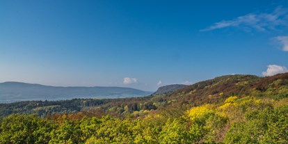 Mountainbike Urlaub - Hessen - Blick über den Naturpark Habichtswald - Landhotel Sonneneck