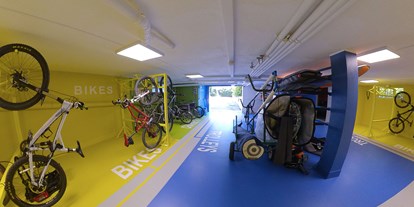 Mountainbike Urlaub - organisierter Transport zu Touren - Trentino-Südtirol - Bike Depot. - Residence Toblini 