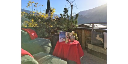Mountainbike Urlaub - Umgebungsschwerpunkt: Fluss - Tirol - Dachterrasse - La Pasta Hotel Restaurant