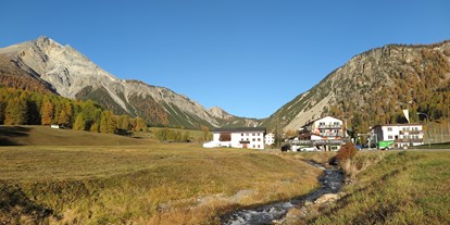 Mountainbike Urlaub - Graubünden - Ausansicht des Hotels. - Hotel al Rom