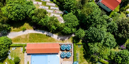 Mountainbike Urlaub - Parkplatz: gebührenpflichtig beim Hotel - Deutschland - Saisonaler Außen-Pool - AHORN Berghotel Friedrichroda