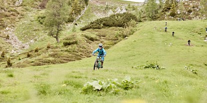 Mountainbike Urlaub - Ladestation Elektroauto - Kärnten - Mountainbike-Trail - @pedagrafie - Arena Franz Ferdinand Nassfeld