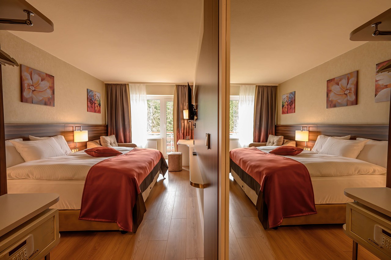 Hotel Schwarzbachtal Hideaway Zimmerkategorien Doppelzimmer mit Balkon