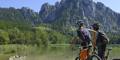 Mountainbike Urlaub - Parkplatz: kostenlos beim Hotel - Gmunden - Seehotel im Weyer