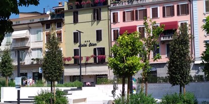 Mountainbike Urlaub - Parkplatz: gebührenpflichtig in Gehweite - Italien - Hotel Eden Salo'