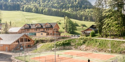 Mountainbike Urlaub - veganes Essen - Flachau - Tennis im Narzissendorf Zloam - Narzissendorf Zloam