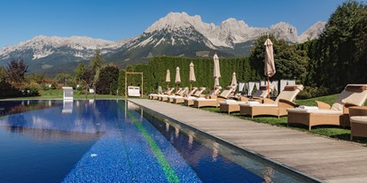 Mountainbike Urlaub - Parkplatz: kostenlos beim Hotel - Tiroler Unterland - Outdoor-Bereich  - Sporthotel Ellmau