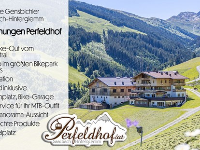 Mountainbike Urlaub - Umgebungsschwerpunkt: Berg - Hinterglemm - MTB-Urlaub in Österreich am Perfeldhof - die perfekte Ferienunterkunft für alle Mountainbike-Fans - Ferienwohnungen Perfeldhof