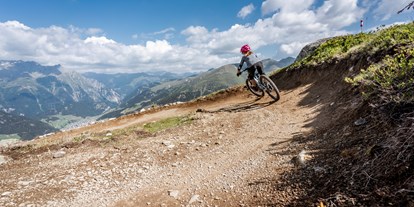 Mountainbike Urlaub - Bikeparks - Tiroler Oberland - Valrunzhof direkt am Seilbahncenter