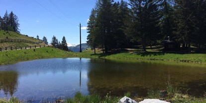 Mountainbike Urlaub - Garten - Tirol - Valrunzhof direkt am Seilbahncenter