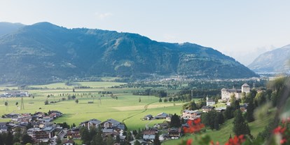 Mountainbike Urlaub - Servicestation - Berchtesgaden - Ausblick auf die Burg Kaprun - Hotel Sonnblick