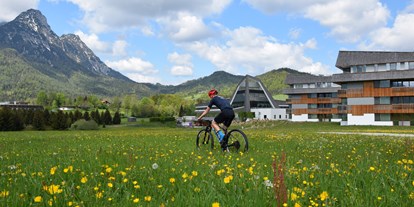 Mountainbike Urlaub - Biketransport: öffentliche Verkehrsmittel - Bad Aussee - Biken rund um das Narzissen Vital Resort  - Narzissen Vital Resort