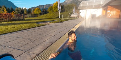 Mountainbike Urlaub - Wellnessbereich - Bad Aussee - Soleaußenbecken Sauna - Narzissen Vital Resort