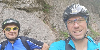 Mountainbike Urlaub - organisierter Transport zu Touren - Radstadt - Unser Chef Franz und Quide Erwin - Kirchenwirt Sport und Wanderhotel 