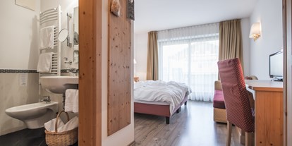 Mountainbike Urlaub - Wellnessbereich - Sand in Taufers - Doppelzimmer im Hotel - Hotel Innerhofer 