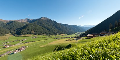 Mountainbike Urlaub - Wellnessbereich - Gais near Bruneck Pustertal - Aussicht - Mountain Residence Montana
