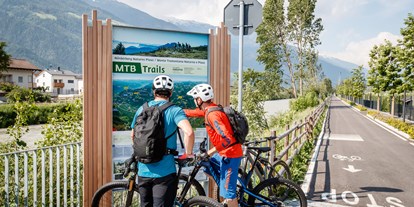 Mountainbike Urlaub - E-Bike Ladestation - Partschins (Meran) - Biketour - Feldhof DolceVita Resort