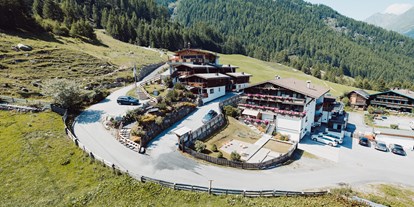Mountainbike Urlaub - Umgebungsschwerpunkt: Berg - Tiroler Oberland - Appartements, Chalets und Restaurant Grünwald Resort Sölden. Direkt an den Bike Trails der Gahe Line, Olm Volle Line und Haris Trail. - Grünwald Resort Sölden