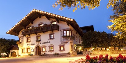 Mountainbike Urlaub - Garten - Tirol - 4-Stern Hotel und traditionelles Gasthaus mit urigen Stuben und Gastgarten - Landhotel zum Oberwirt