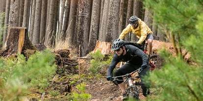 Mountainbike Urlaub - Fahrradraum: vorhanden - Hessen - Trails auf dem Weg zur Weidelsburg - Landhotel Sonneneck