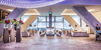 Mountainbike Urlaub - Sauna - Bever - Lobby - AlpenGold Hotel Davos