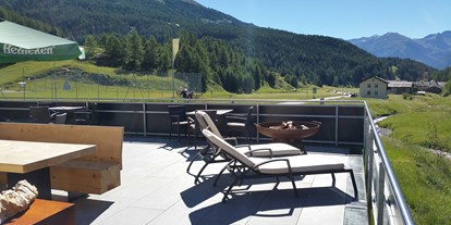 Mountainbike Urlaub - Sauna - Davos Dorf - Sonnenterrasse - Hotel al Rom