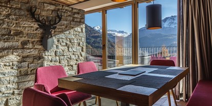 Mountainbike Urlaub - Hotel-Schwerpunkt: Mountainbike & Familie - Serfaus - Esszimmer Chalet - The Peak Sölden