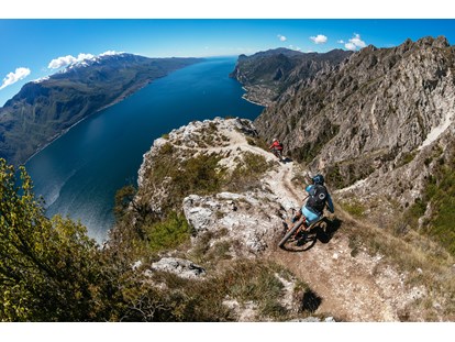 Mountainbike Urlaub - veganes Essen - Gardasee - Punta Larici - MTB Tour  - Hotel Santoni Freelosophy