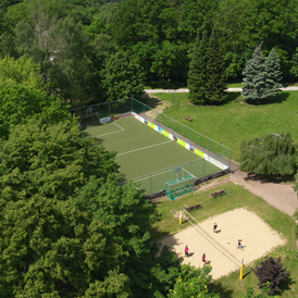 Mountainbikehotel: Rummenigge Fußballfeld und Beachvolleyball - AHORN Berghotel Friedrichroda