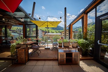 Mountainbikehotel: Sonnenterrasse - THOMSN - Alpine Rock Hotel